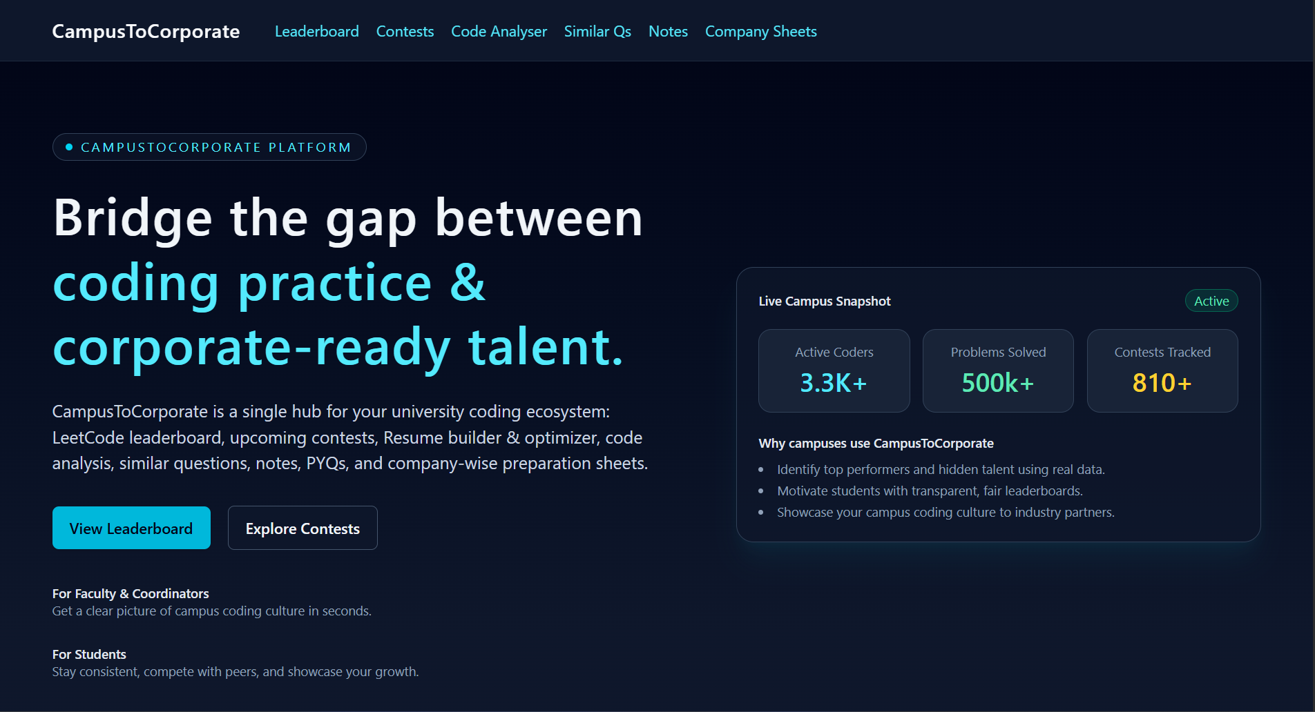 GLA University coding leaderboard
